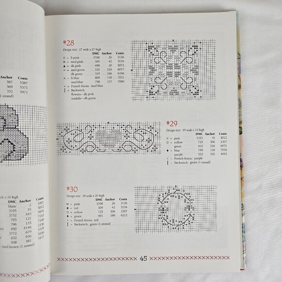 Meredith Press 501 Cross Stitch Designs Sam Hawkins Hardcover Book Illustrated - Picture 9 of 13